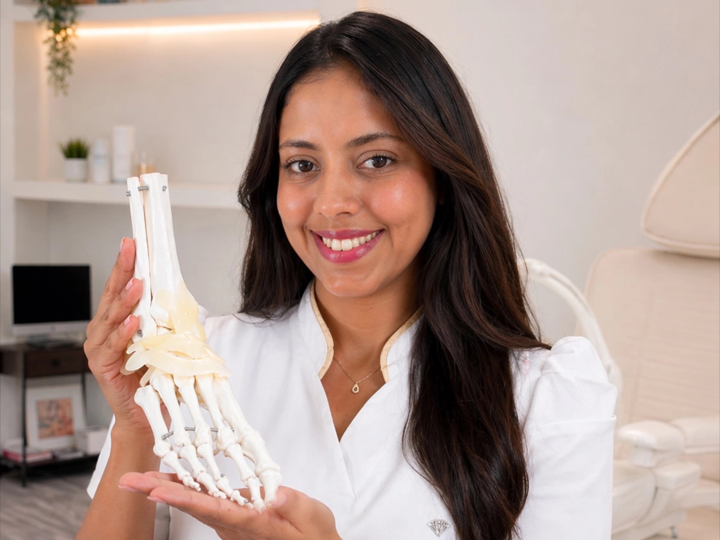 Yasmin De Souza Santos in der MAV Fusspflege Praxis